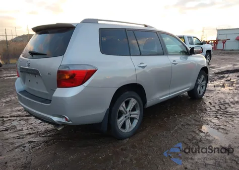 2008 Toyota Highlander Sport from USA, damaged, VIN JTEES43A082033250
